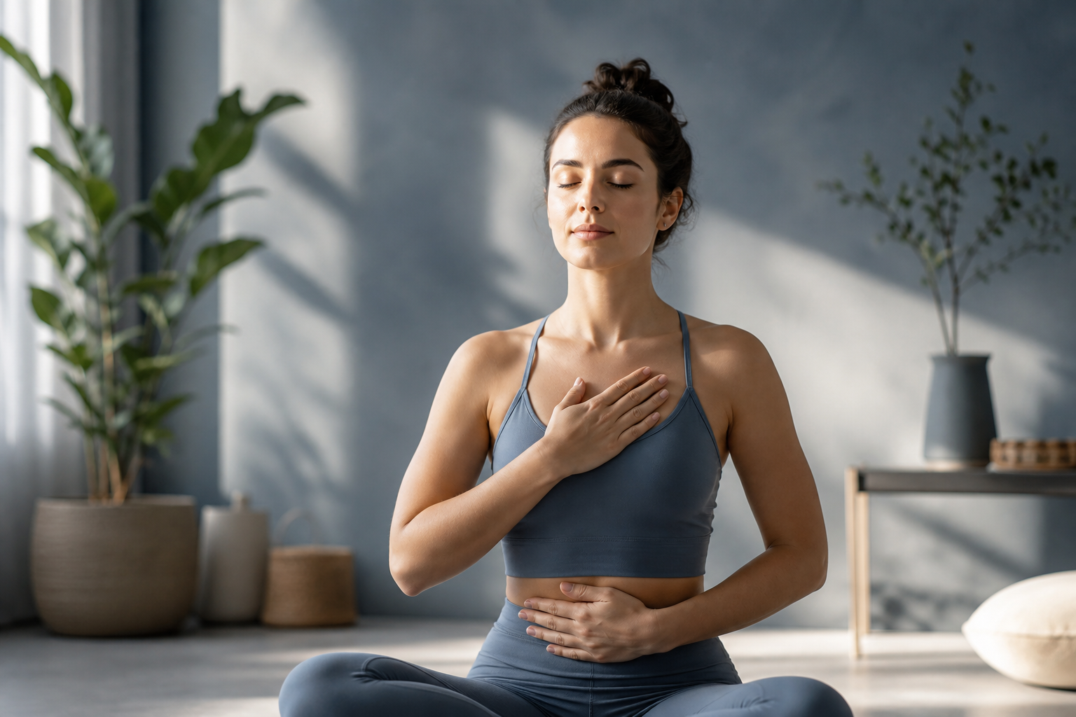 Boneueglow morning breathing practice session